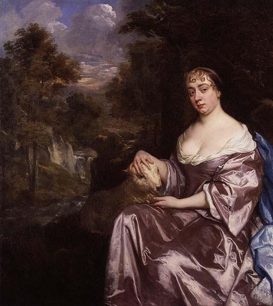Sir Peter Lely Portrait of an unknown woman, formerly known as Elizabeth Hamilton, Countess de Gramont oil painting image